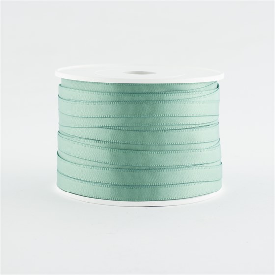 Traka saten 6mm/50m premium celadon zelena 564