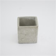 Cement posuda kocka 10x10x10cm siva