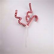 Grana Candy Cane x3kom 53cm crvena/bijela