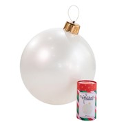 Holiball božićna kugla 76cm pearl bijela