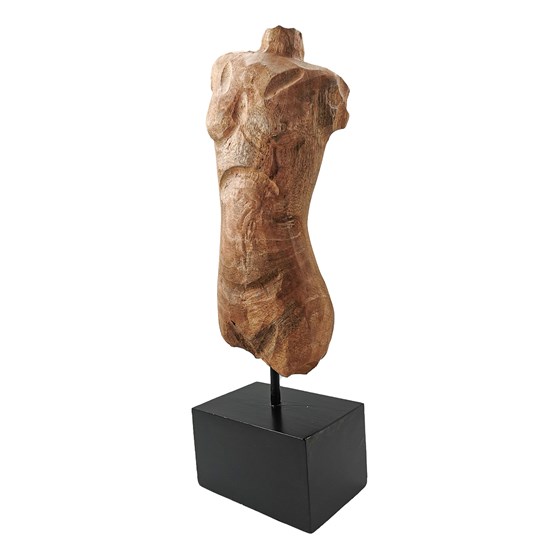 Figura  drvo, torzo muškarac 38cm