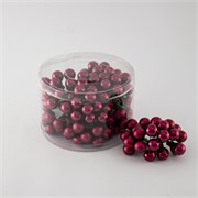 Staklene kuglice na žici 20mm/144kom - burgundy S/M