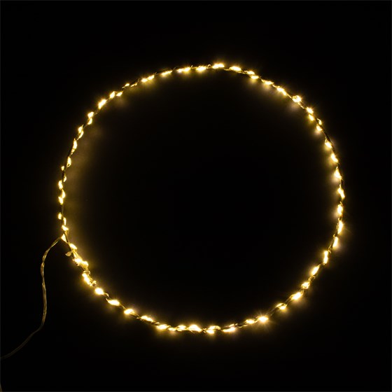 LED lampice prsten 200L/50cm WW