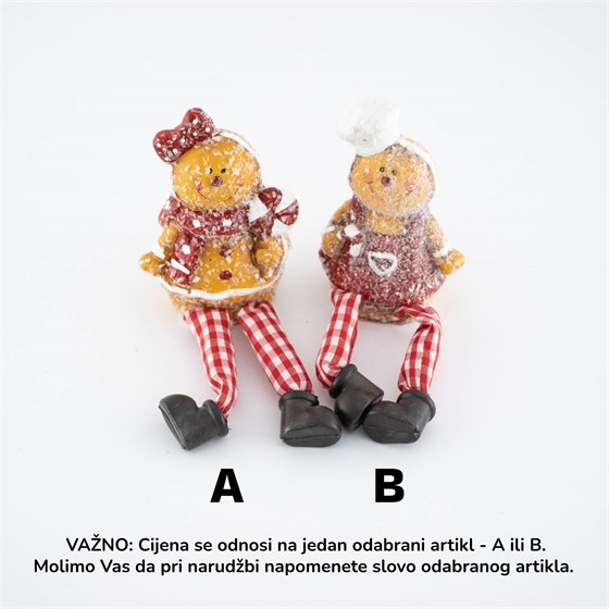 Medenjak s holipom 7x10,5cm 2ass