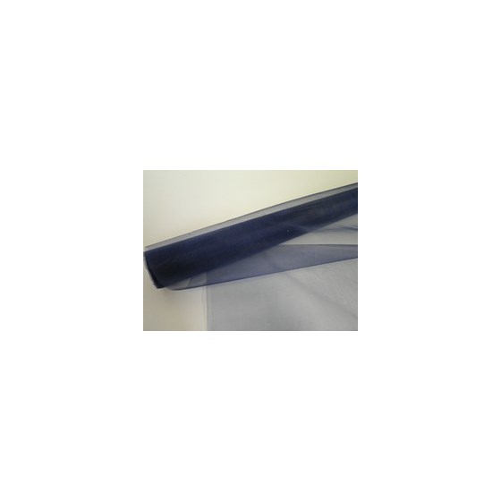 ROLA, ORGANDI, navy plava - 48cmx10m