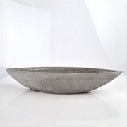 Cement posuda gondola 56,5x14,5x10cm siva