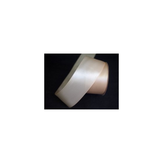 Traka saten 50mm/25m standard ivory 810