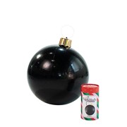 Holiball božićna kugla 46cm crna