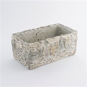 Cement posuda četvrtasta 18x10x8cm kora breze