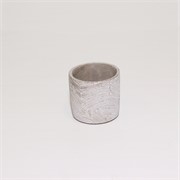 Cement posuda marble d8,5xh8cm siva