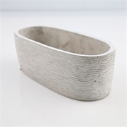 Cement posuda oval 24x10xh9cm siva/bijela