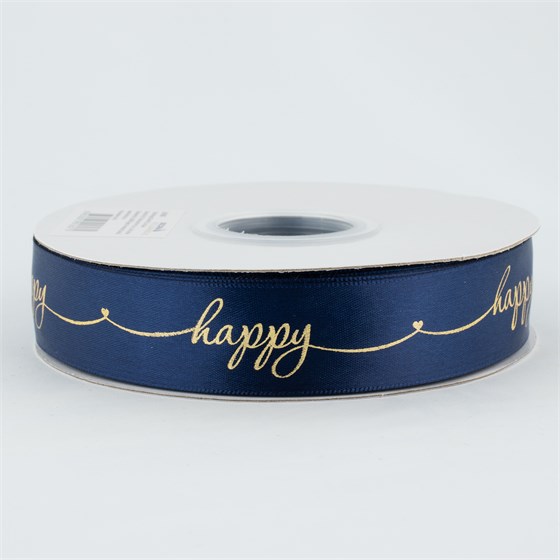 Traka Happy 25mm/41,1m plava