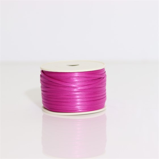 Traka saten 3mm/100m premium magenta 183