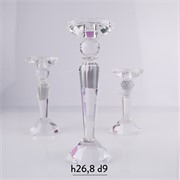 Svijećnjak kristal h26,8 d9cm