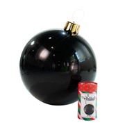 Holiball božićna kugla 76cm crna