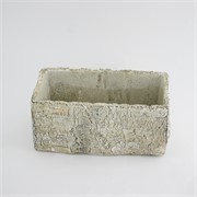 Cement posuda četvrtasta 27x14x12cm kora breze