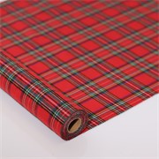 Rola tartan 47cmx5m crvena