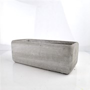 Cement posuda četvrtasta 40x18x15cm siva