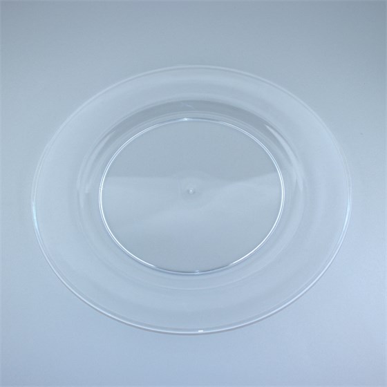 Tanjur plastični, transparent - 33cm